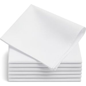 DUDU N GIRLIE Men’s White Hemmed Stitched Handkerchiefs (12 Pack), 40x40cm 100% Pure Cotton Soft Pocket Squares Bulk Classic Hanky Set DUDU N GIRLIE Men’s White Hemmed Stitched Handkerchiefs (12 Pack), 40x40cm 100% Pure Cotton Soft Pocket Squares Bulk Classic Hanky Set