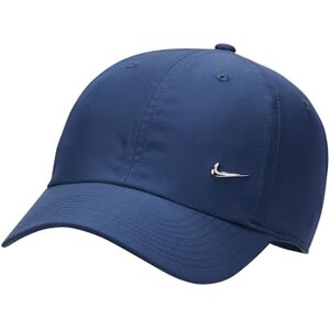 Nike FB5372-410 U NK DF Club Cap U CB MTSWSH L Hat Unisex Adult Midnight Navy/Metallic Silver Size M/L Nike FB5372-410 U NK DF Club Cap U CB MTSWSH L Hat Unisex Adult Midnight Navy/Metallic Silver Size M/L
