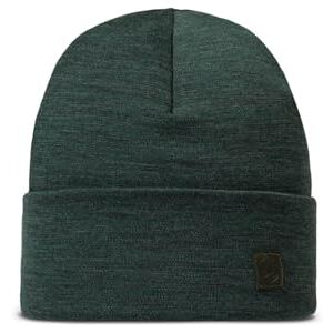Buff Merino Heavyweight Beanie Hat Man Woman Adult, Multifunctional Scarf, 100% Merino Wool, Trekking, Outdoor, Sustainable, Thick, One Size, Green Buff Merino Heavyweight Beanie Hat Man Woman Adult, Multifunctional Scarf, 100% Merino Wool, Trekking, Outdoor, Sustainable, Thick, One Size, Green