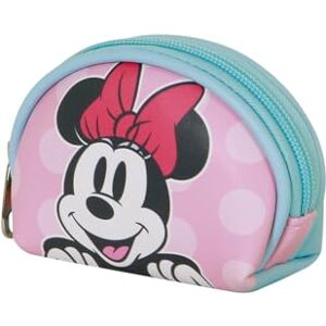 Disney Minnie Mouse Ribbon-Casual Oval Coin Purse, Pink, 12 x 9 cm Disney Minnie Mouse Ribbon-Casual Oval Coin Purse, Pink, 12 x 9 cm