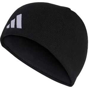 adidas Unisex Tiro Light Fleece Beanie Hat, Black/White, S-M adidas Unisex Tiro Light Fleece Beanie Hat, Black/White, S-M