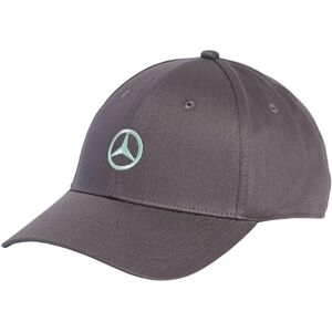 adidas Unisex Mercedes AMG Petronas Formula ONE Team Fan Cotton Cap, Grey strata/Frozen Green, XS adidas Unisex Mercedes AMG Petronas Formula ONE Team Fan Cotton Cap, Grey strata/Frozen Green, XS