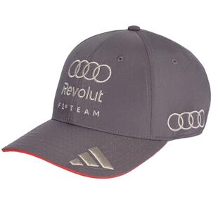 adidas Unisex Audi REVOLUT Formula ONE Team Baseball Cap, Grey strata, XS-S adidas Unisex Audi REVOLUT Formula ONE Team Baseball Cap, Grey strata, XS-S