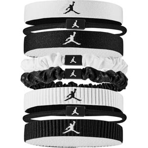 Nike Jordan Elastic Sport Hair Ties 8-Pack – Sport Hair Ties Mixed Width – Elastic Hair Ties for Training, Fitness & Basketball, White/Black/Black, One Size Nike Jordan Elastic Sport Hair Ties 8-Pack – Sport Hair Ties Mixed Width – Elastic Hair Ties for Training, Fitness & Basketball, White/Black/Black, One Size