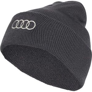 adidas Unisex Audi REVOLUT Formula ONE Team Beanie, Utility Black/hi-res red, XXS-XS adidas Unisex Audi REVOLUT Formula ONE Team Beanie, Utility Black/hi-res red, XXS-XS