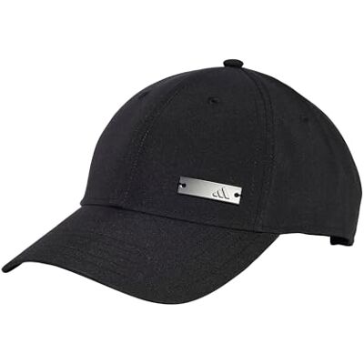 adidas Unisex Baseball Lightweights Metal Hat, Black, S-M adidas Unisex Baseball Lightweights Metal Hat, Black, S-M