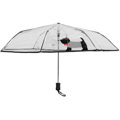 Le Monde du Parapluie Automatic transparent folding umbrella anti-wind 8 fiberglass ribs Le Monde du Parapluie Automatic transparent folding umbrella anti-wind 8 fiberglass ribs