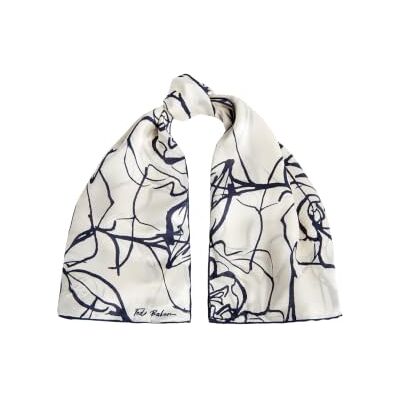 Ted Baker london dennise-linear rose silk square scarf Ted Baker london dennise-linear rose silk square scarf
