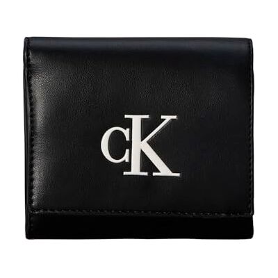 Calvin Klein Women's Purse Bold Medium Bifold Small, Black (Black/White), One Size Calvin Klein Women's Purse Bold Medium Bifold Small, Black (Black/White), One Size