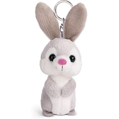 Nici 49201 Fynn Fluffy Hase Keyholder Rabbit 10cm Grey-Sustainable Companion Cuddly Animal Pendant Lanyard, Ring & Key Holder, 10 cm Nici 49201 Fynn Fluffy Hase Keyholder Rabbit 10cm Grey-Sustainable Companion Cuddly Animal Pendant Lanyard, Ring & Key Holder, 10 cm