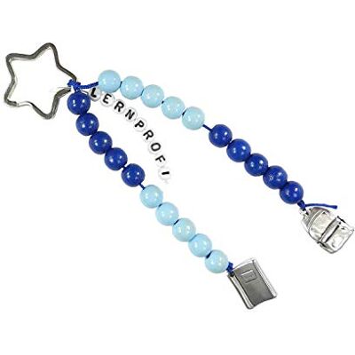 Pracht Creatives Hobby 5935-12171 DIY Calculation Chain with Key Ring, Learning Professional, Blue, Craft Set with 20 Rake Beads, as a Gift for School, for the Sugar Bag Pracht Creatives Hobby 5935-12171 DIY Calculation Chain with Key Ring, Learning Professional, Blue, Craft Set with 20 Rake Beads, as a Gift for School, for the Sugar Bag