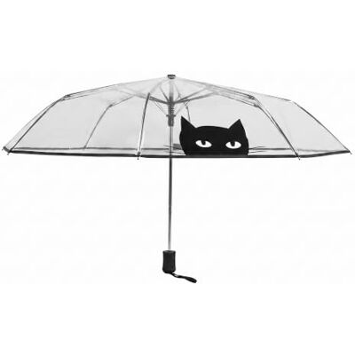 Le Monde du Parapluie Automatic transparent folding umbrella anti-wind 8 fiberglass ribs Le Monde du Parapluie Automatic transparent folding umbrella anti-wind 8 fiberglass ribs