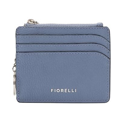 Fiorelli Women's Ciara Coin Purse, Cornflower Blue Credit Card Holder, Slim Wallet with Key Chain Fiorelli Women's Ciara Coin Purse, Cornflower Blue Credit Card Holder, Slim Wallet with Key Chain