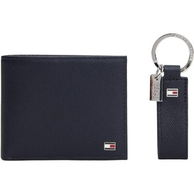 Tommy Hilfiger Men’s Flag Mini Wallet and Card Holder Gift Set, Blue (Space Blue), One Size Tommy Hilfiger Men’s Flag Mini Wallet and Card Holder Gift Set, Blue (Space Blue), One Size