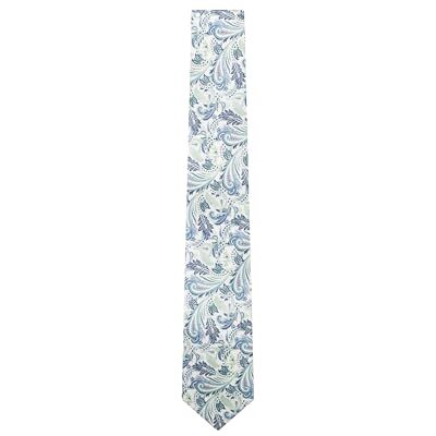 Ted Baker london echet-tonal floral printed silk tie, white Ted Baker london echet-tonal floral printed silk tie, white