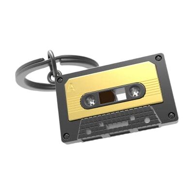 Metalmorphose Puddleby Meta(l)morphose® MTM-MT219-04 Men's Key Chain, Cassette Tape, Metal, Key Ring, Key Charm, Unisex, China Metalmorphose Puddleby Meta(l)morphose® MTM-MT219-04 Men's Key Chain, Cassette Tape, Metal, Key Ring, Key Charm, Unisex, China