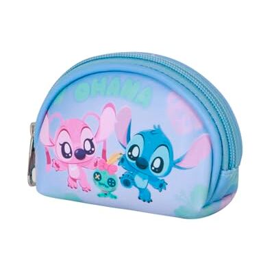 Disney Lilo and Stitch Jolly-Casual Oval Coin Purse, Blue, 12 x 9 cm Disney Lilo and Stitch Jolly-Casual Oval Coin Purse, Blue, 12 x 9 cm