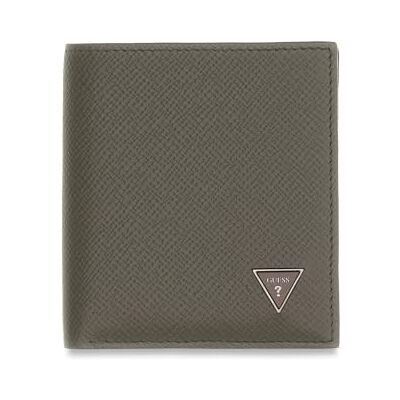 GUESS Men's Bifold Wallet Milano Bifold S Grey/Blue GUESS Men's Bifold Wallet Milano Bifold S Grey/Blue