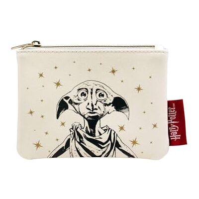 Half Moon Bay Harry Potter Dobby Small Coin Purse Cream PU Leather House-Elves Welcome Here Half Moon Bay Harry Potter Dobby Small Coin Purse Cream PU Leather House-Elves Welcome Here