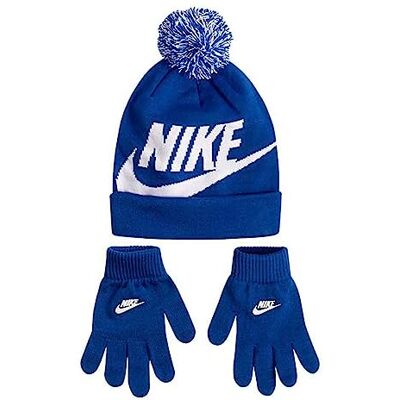 Nike Unisex Kids Swoosh Pom Beanie Glv Set (pack of 1) Nike Unisex Kids Swoosh Pom Beanie Glv Set (pack of 1)