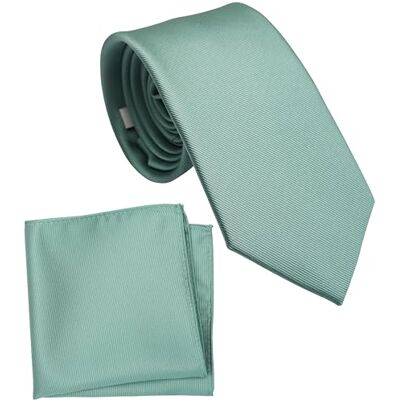 ZENXUS Regular Tie and Pocket Square for Men, Solid Color Necktie Set, 3.2 inch Standard Width ZENXUS Regular Tie and Pocket Square for Men, Solid Color Necktie Set, 3.2 inch Standard Width