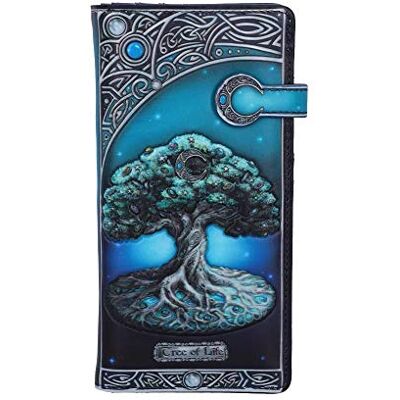Nemesis Now B5174R0 Tree of Life Pagan Moon Embossed Polyurethane Purse, Spacious, Green, 18.5cm Nemesis Now B5174R0 Tree of Life Pagan Moon Embossed Polyurethane Purse, Spacious, Green, 18.5cm