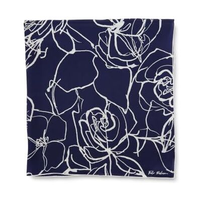 Ted Baker london dennise-linear rose silk square scarf Ted Baker london dennise-linear rose silk square scarf