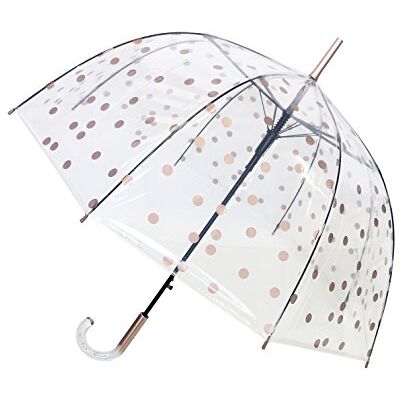 SMATI Clear Stick Umbrella Big Dome Birdcage windproof SMATI Clear Stick Umbrella Big Dome Birdcage windproof