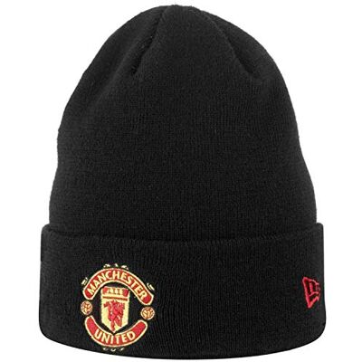New Era Men's Manchester United Cuff Knit Hat Beanie New Era Men's Manchester United Cuff Knit Hat Beanie