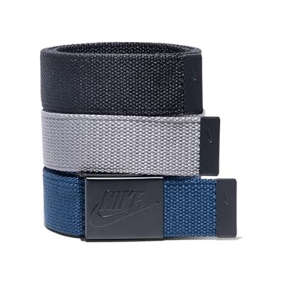 Nike Men's 3 Pack Golf Web Belt Belt Nike Men's 3 Pack Golf Web Belt Belt
