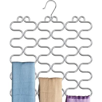 Deco Brothers DecoBros Supreme 23 Loop Scarf/Belt/Tie Organizer Hanger Holder, Chrome Deco Brothers DecoBros Supreme 23 Loop Scarf/Belt/Tie Organizer Hanger Holder, Chrome