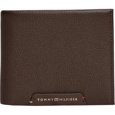 Tommy Hilfiger Men Th Corp Cc and Coin AM0AM14779 Bifold Wallet, Brown (Testa Di Moro), One Size Tommy Hilfiger Men Th Corp Cc and Coin AM0AM14779 Bifold Wallet, Brown (Testa Di Moro), One Size