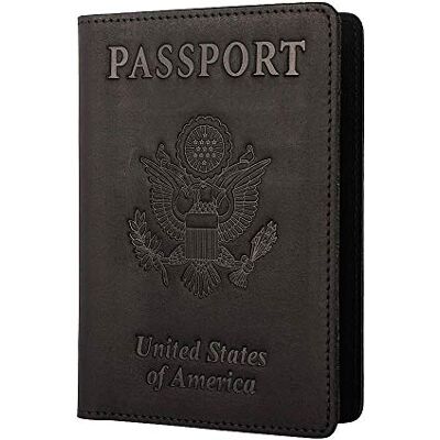 AGBIADD RFID Blocking Passport Holder AGBIADD RFID Blocking Passport Holder