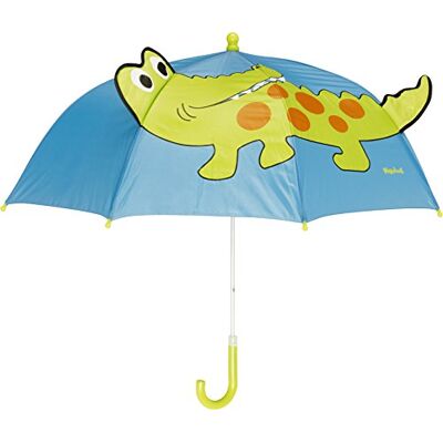 Playshoes Kids Crocodile Umbrella, Blue (original 900), One size Playshoes Kids Crocodile Umbrella, Blue (original 900), One size