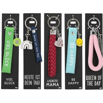 Depesche 11807-001 Key Ring Braided Loop Faux Leather with Metal End Light Brown with Metal Pendant with Bester Opa Lettering Depesche 11807-001 Key Ring Braided Loop Faux Leather with Metal End Light Brown with Metal Pendant with Bester Opa Lettering