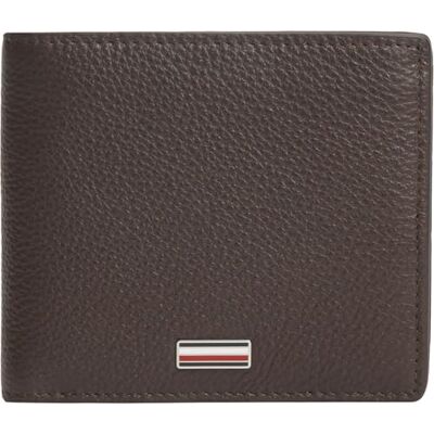 Tommy Hilfiger Men Th Central Cc Flap and Coin AM0AM14497 Bifold Wallet, Brown, One Size Tommy Hilfiger Men Th Central Cc Flap and Coin AM0AM14497 Bifold Wallet, Brown, One Size