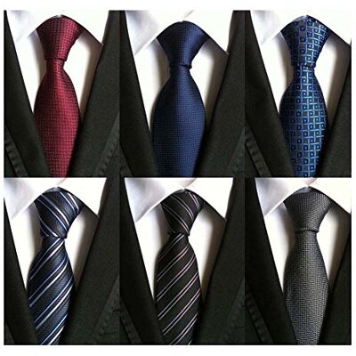 Weishang Classic Men's Silk Tie Necktie Woven JACQUARD Neck Ties Weishang Classic Men's Silk Tie Necktie Woven JACQUARD Neck Ties