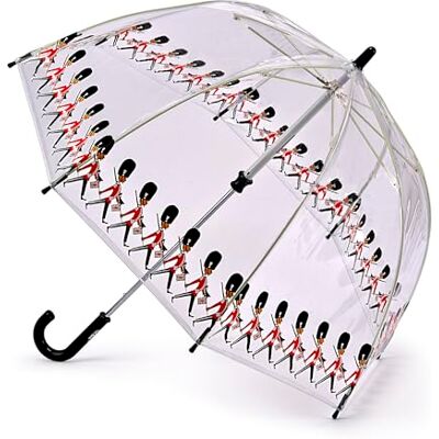 Fulton Funbrella Guards Clear Umbrella, 65cm Octagonal Canopy, Waterproof, Manual Lift, One Size, 303g Fulton Funbrella Guards Clear Umbrella, 65cm Octagonal Canopy, Waterproof, Manual Lift, One Size, 303g