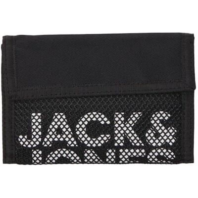 JACK & JONES Men's Jacashford Mesh Wallet Black/Detail: Island Green, Black/Detail: Iceland Green, One Size JACK & JONES Men's Jacashford Mesh Wallet Black/Detail: Island Green, Black/Detail: Iceland Green, One Size