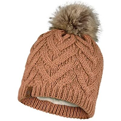 Buff Knitted & Fleece Beanie, Masha Silversage Buff Knitted & Fleece Beanie, Masha Silversage
