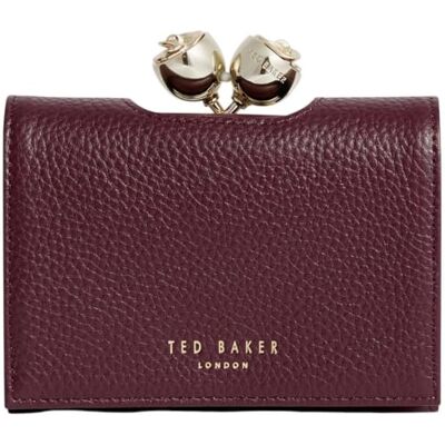 Ted Baker London Women's Roosa Rose Detail Leather Small Bobble Purse Ted Baker London Women's Roosa Rose Detail Leather Small Bobble Purse
