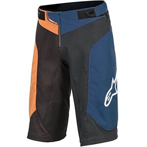 Alpinestars Youth Vector Shorts, Black/Energy Orange, Size (22)