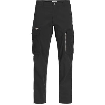 JACK & JONES Jpstkane Jjcruise Cargo Noos, Black, 30 W/34 L JACK & JONES Jpstkane Jjcruise Cargo Noos, Black, 30 W/34 L