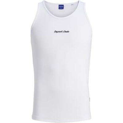 JACK & JONES Jornorrebro Rib Tank Top, Bright White, XXL JACK & JONES Jornorrebro Rib Tank Top, Bright White, XXL