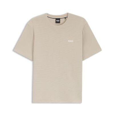 Boss Cotton-blend Pyjama T-shirt With Embroidered Logo Boss Cotton-blend Pyjama T-shirt With Embroidered Logo