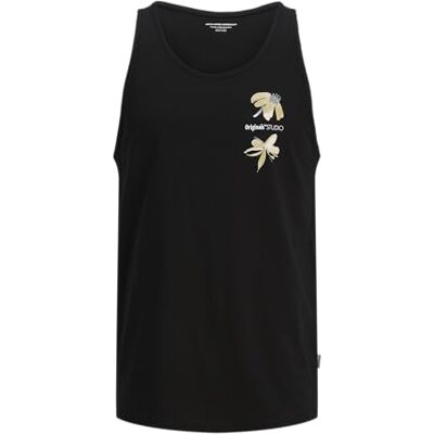 JACK & JONES Jorvarenna Printed Tank Top, Black, L JACK & JONES Jorvarenna Printed Tank Top, Black, L