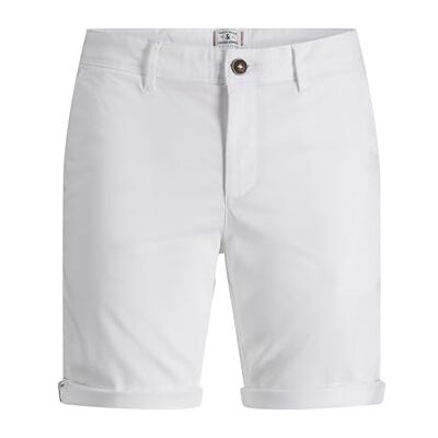 JACK & JONES Men's Jjibowie Jjshorts Solid Sa STS Shorts (XS, White) JACK & JONES Men's Jjibowie Jjshorts Solid Sa STS Shorts (XS, White)