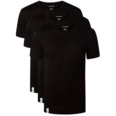 Lacoste Men's TH3451 Pyjama Top, Noir, Lacoste Men's TH3451 Pyjama Top, Noir,