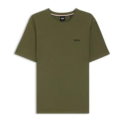 Boss Cotton-blend Pyjama T-shirt With Embroidered Logo Boss Cotton-blend Pyjama T-shirt With Embroidered Logo