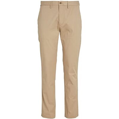 Tommy Hilfiger Men’s Core Denton 1985 Pima Cotton Chinos, Beige (Batique Khaki), 33W/34L Tommy Hilfiger Men’s Core Denton 1985 Pima Cotton Chinos, Beige (Batique Khaki), 33W/34L
